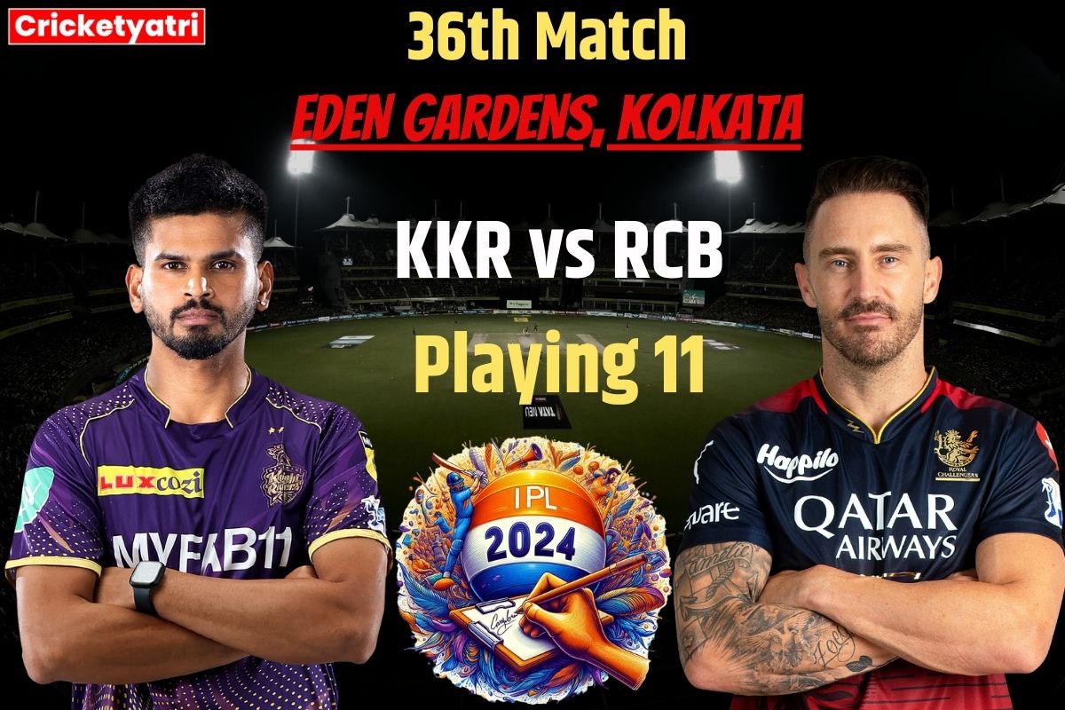 KKR vs RCB Playing 11