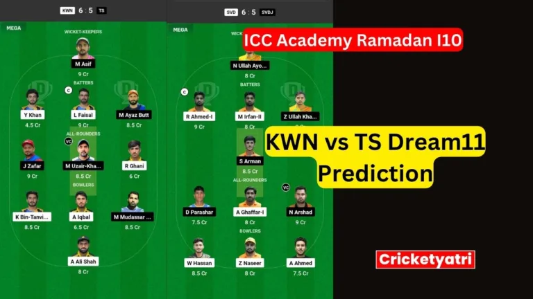 KWN vs TS Dream11