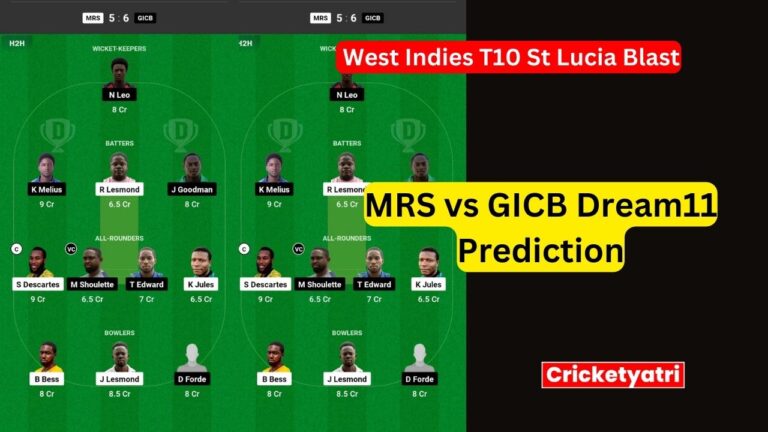 MRS vs GICB Dream11