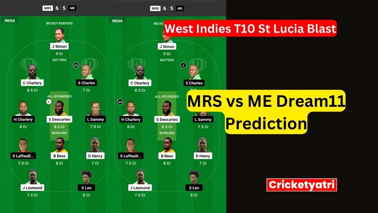 MRS vs ME Dream11