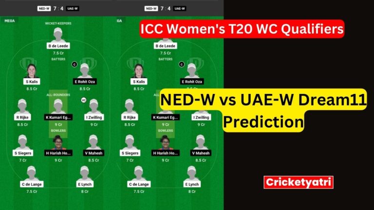 NED-W vs UAE-W Dream11