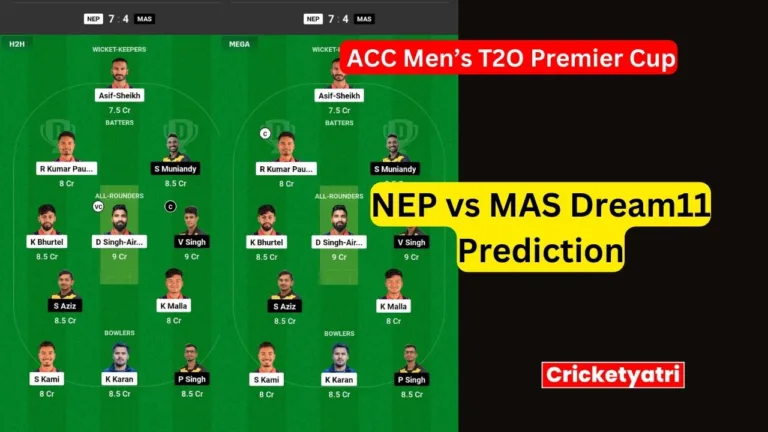 NEP vs MAS Dream11