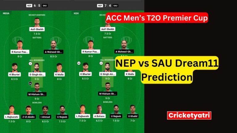 NEP vs SAU Dream11