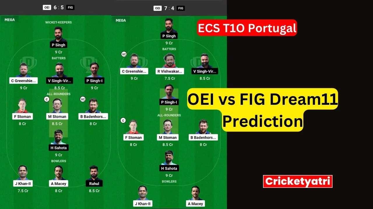 OEI vs FIG Dream11