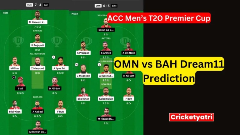 OMN vs BAH Dream11