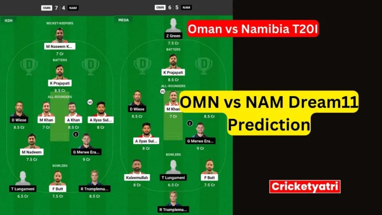 OMN vs NAM Dream11