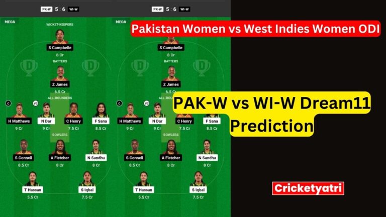 PAK-W vs WI-W Dream11