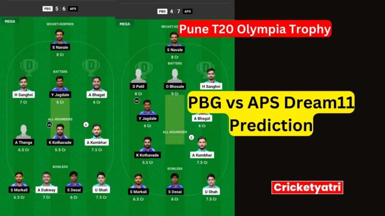 PBG vs APS Dream11