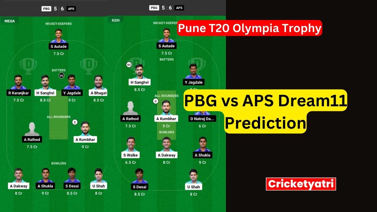 PBG vs APS Dream11