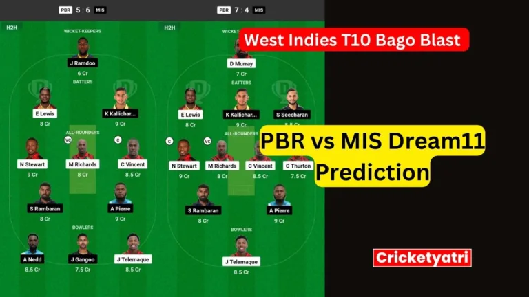 PBR vs MIS Dream11