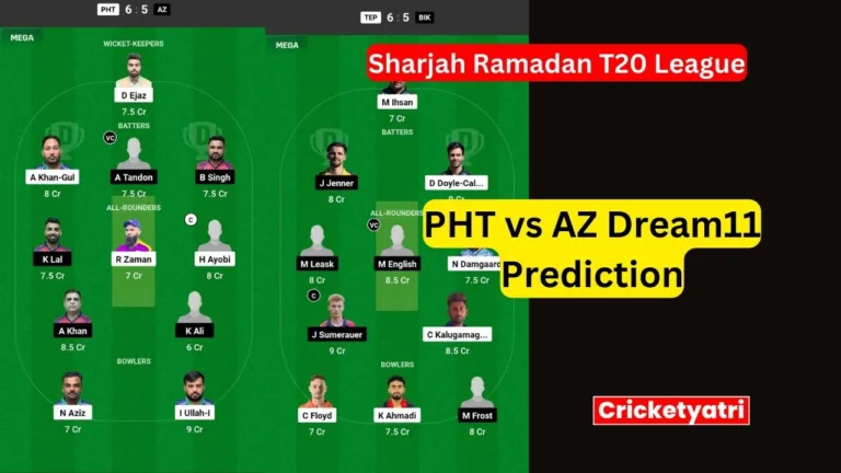 PHT vs AZ Dream11