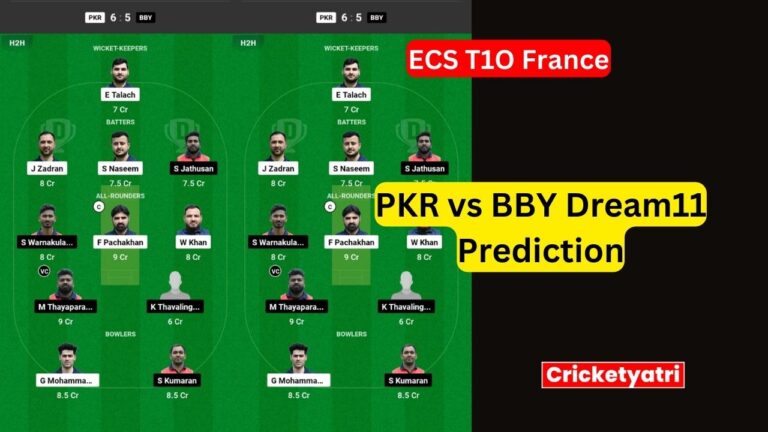 PKR vs BBY Dream11