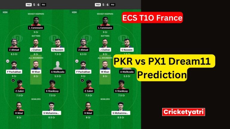 PKR vs PX1 Dream11