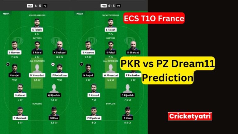 PKR vs PZ Dream11