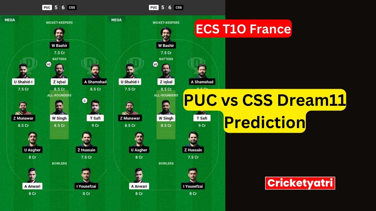 PUC vs CSS Dream11