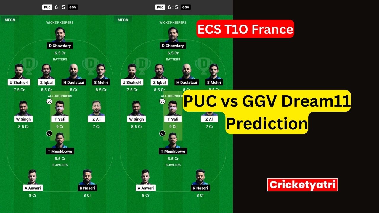 PUC vs GGV Dream11