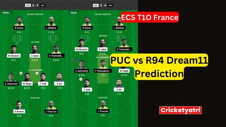 PUC vs R94 Dream11