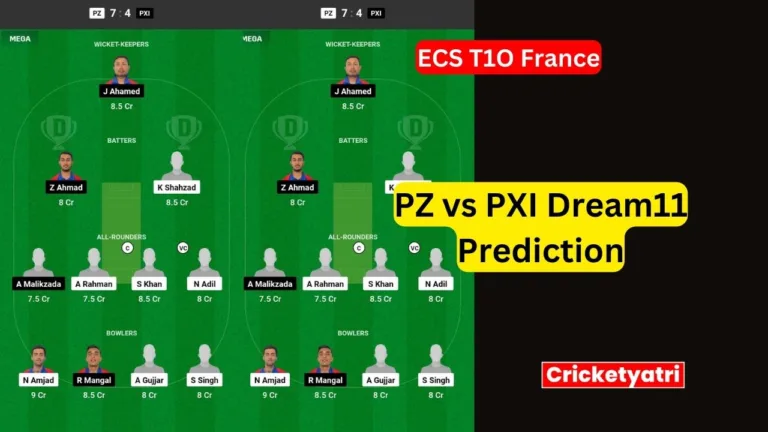 PZ vs PXI Dream11