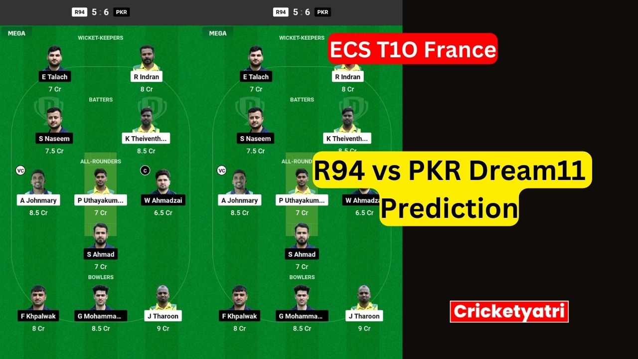 R94 vs PKR Dream11