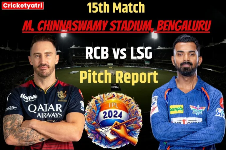 RCB vs LSG Pitch Report