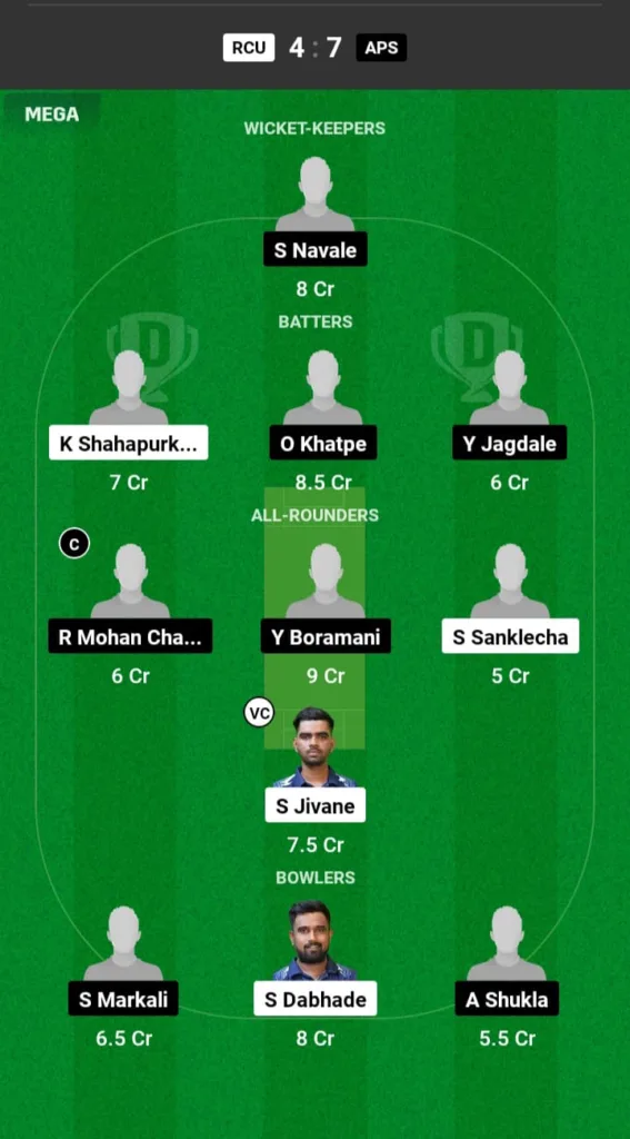 RCU vs APS Dream11