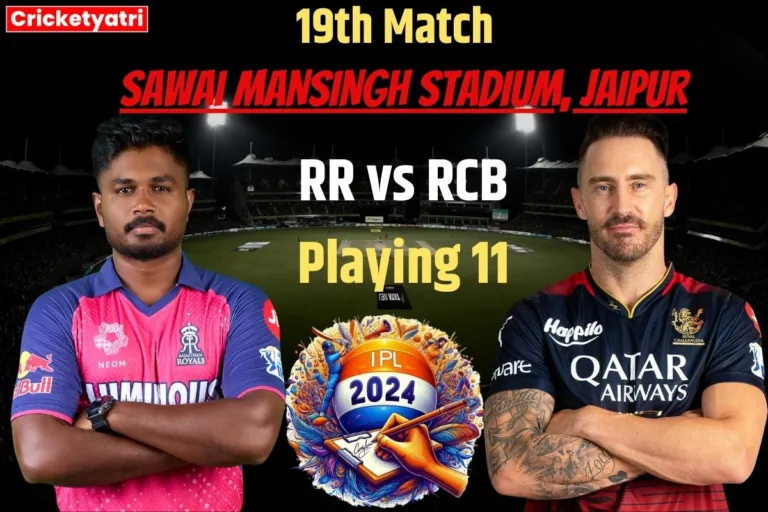 RR vs RCB Playing 11