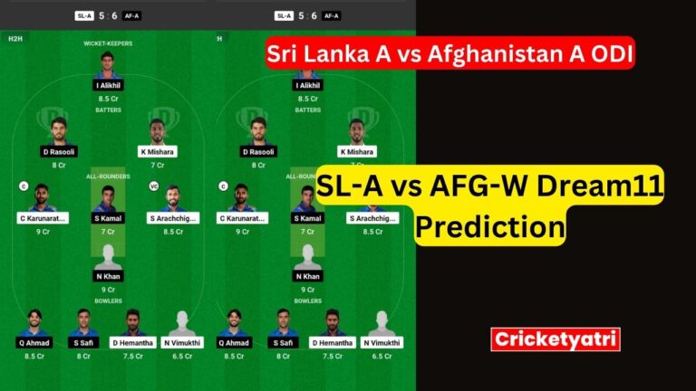 SL-A vs AFG-W Dream11