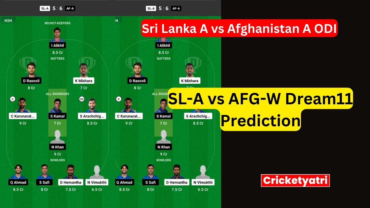 SL-A vs AFG-W Dream11