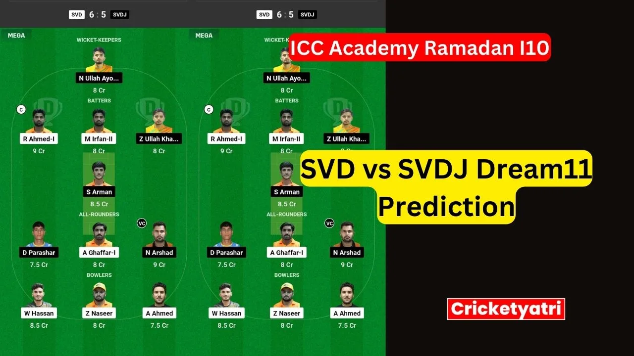 SVD vs SVDJ Dream11