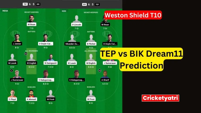 TEP vs BIK Dream11