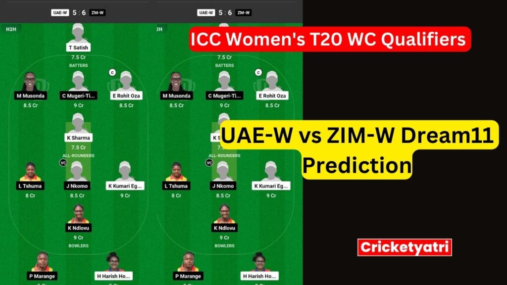 UAE-W vs ZIM-W Dream11
