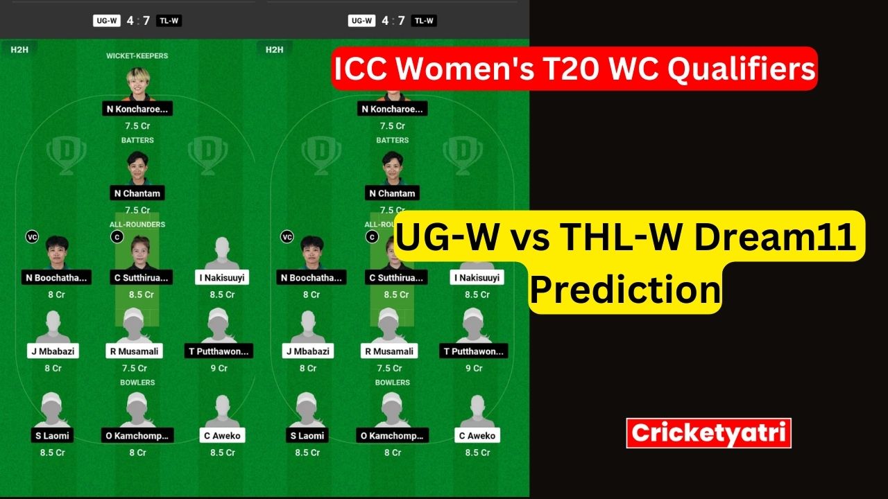 UG-W vs THL-W Dream11