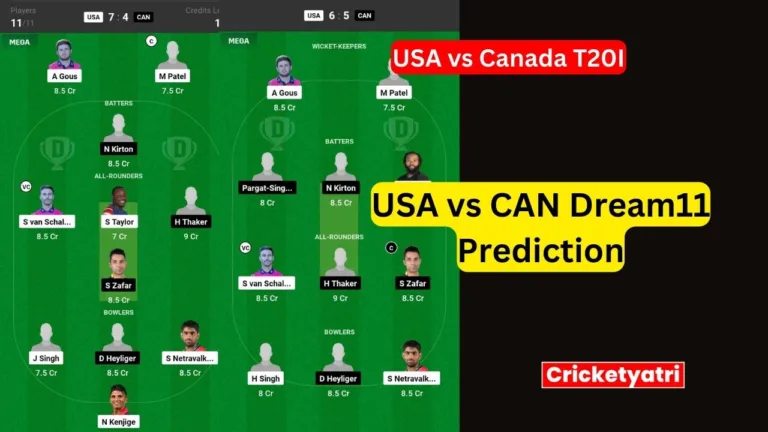 USA vs CAN Dream11