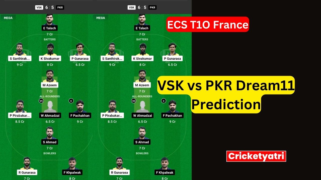 VSK vs PKR Dream11