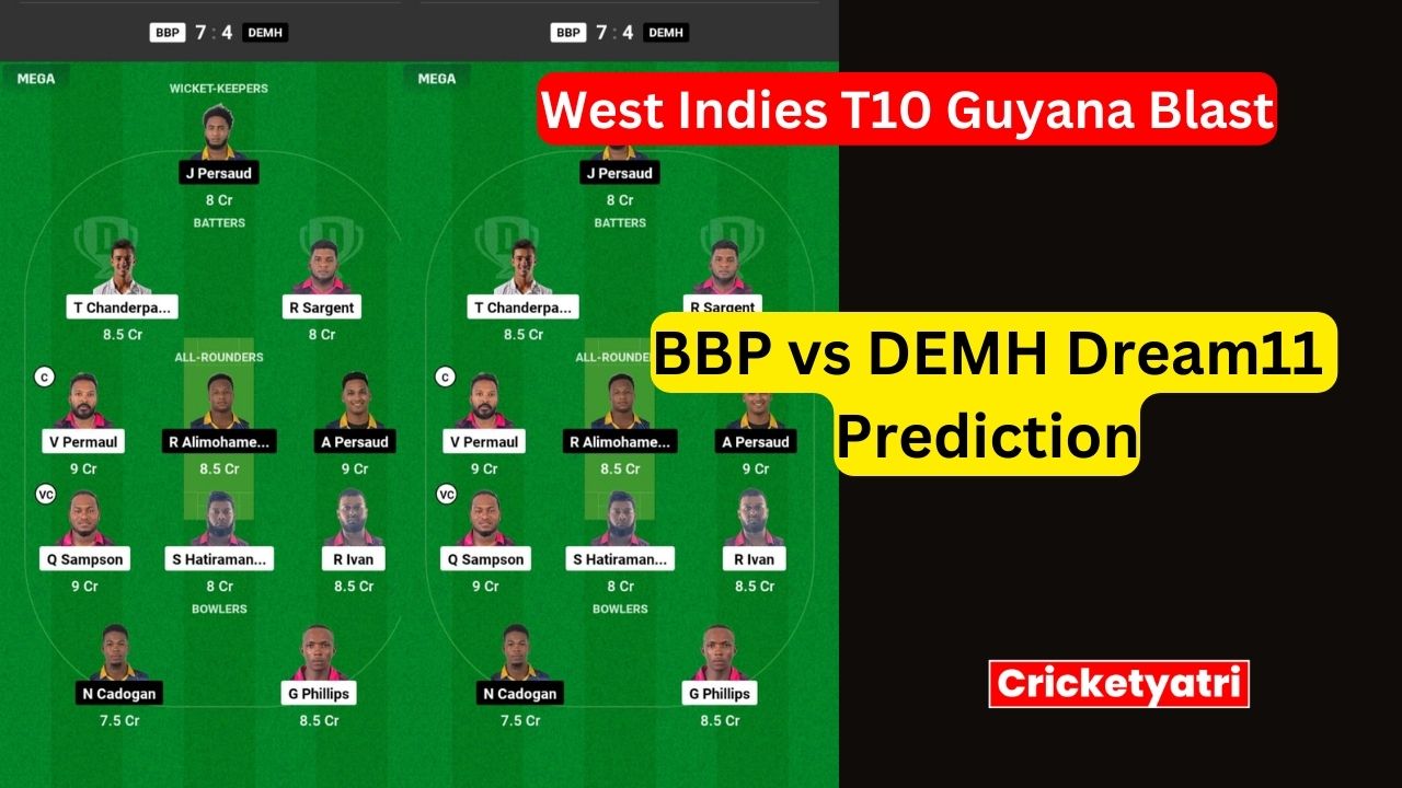 ESJ vs DMP Dream11