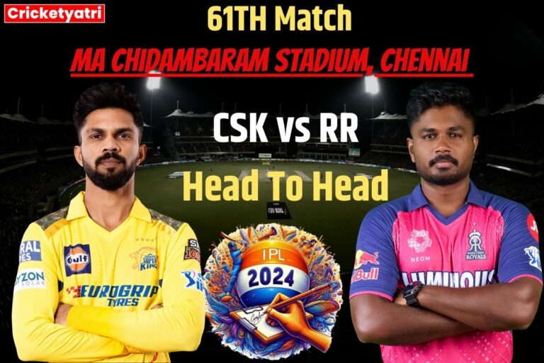 CSK vs RR Head To Head