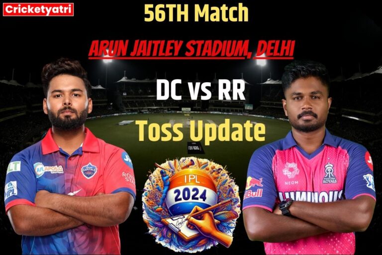 DC vs RR Toss Update