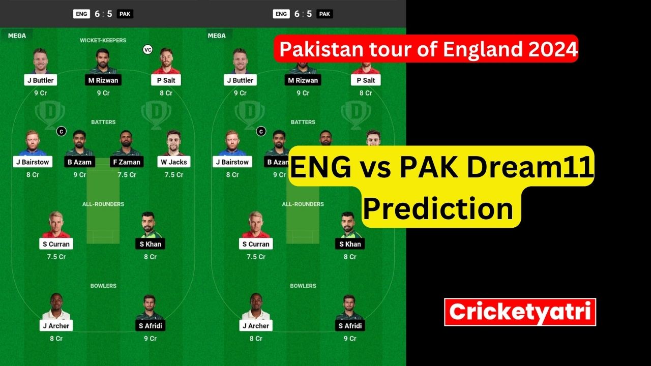 ENG vs PAK Dream11