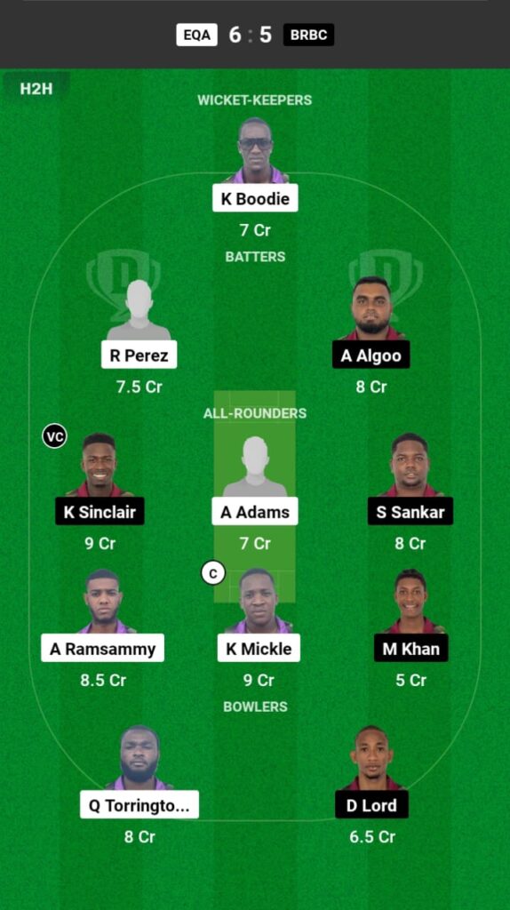 EQA vs BRBC Dream11