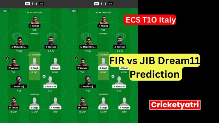 FIR vs JIB Dream11