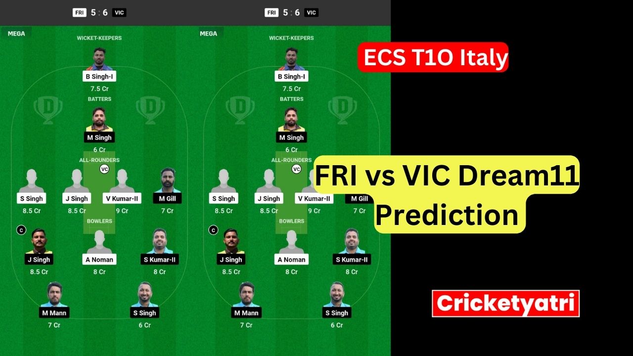 FRI vs VIC Dream11