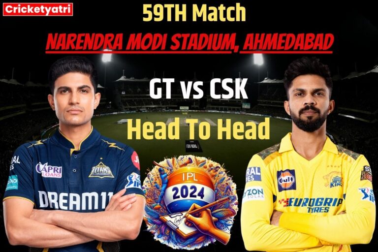 GT vs CSK Head To Head