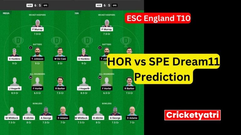 HOR vs SPE Dream11