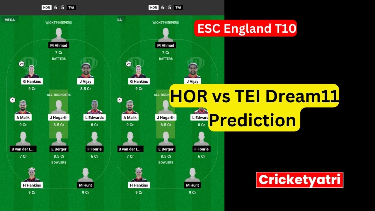 HOR vs TEI Dream11