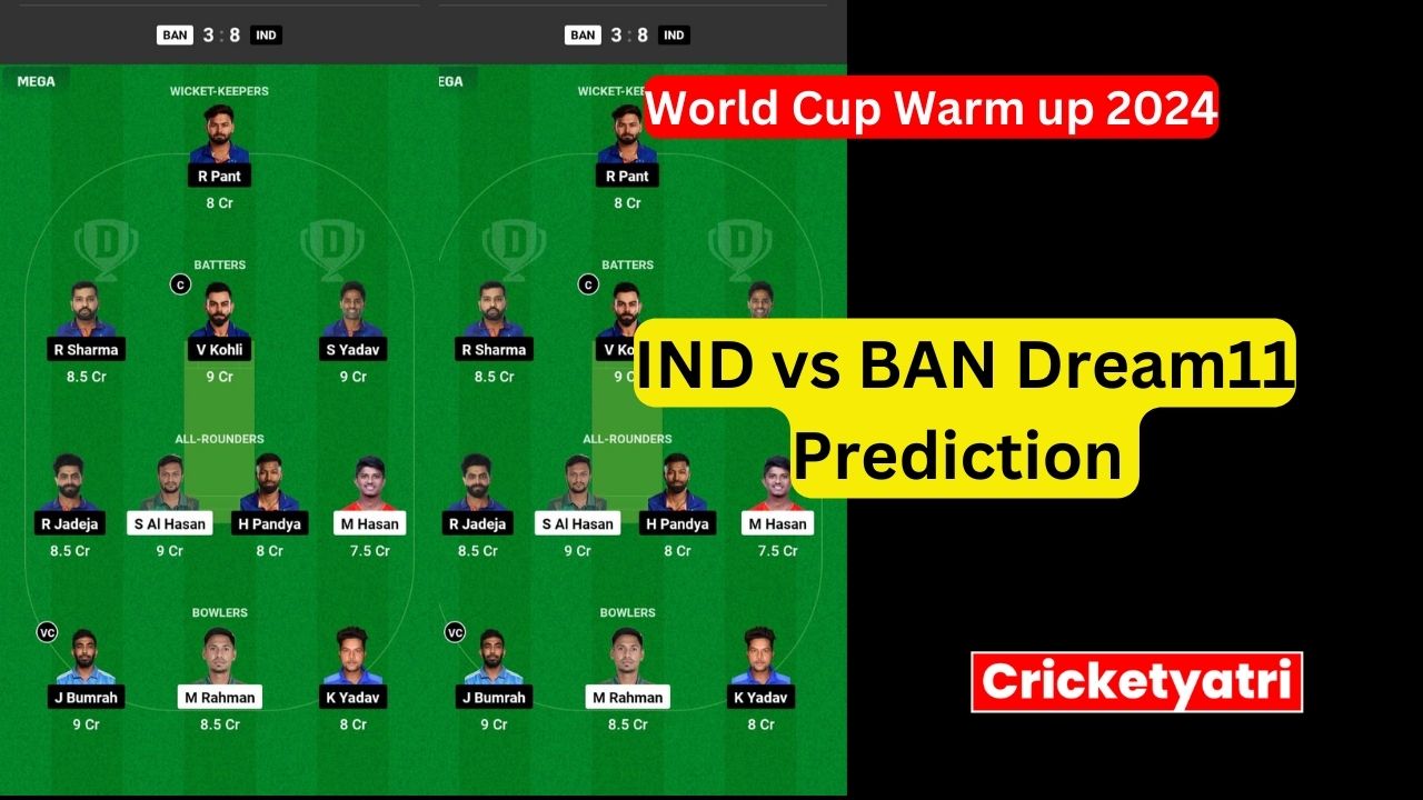 IND vs BAN Dream11