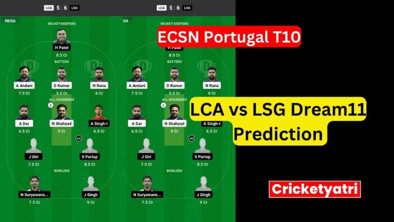 LCA vs LSG Dream11