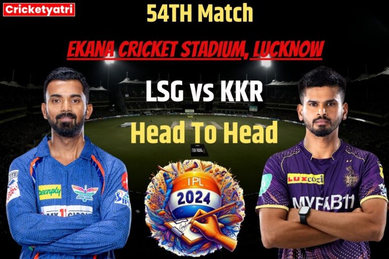 LSG vs KKR Head To Head