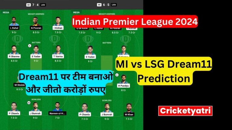 MI vs LSG Dream11