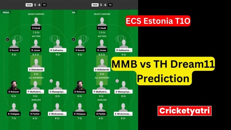 MMB vs TH Dream11