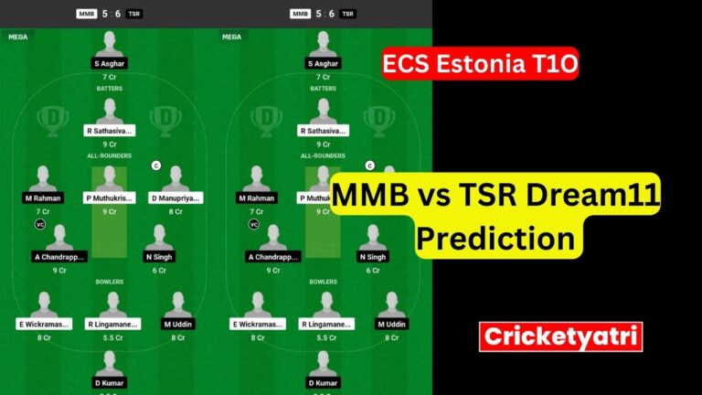 MMB vs TSR Dream11